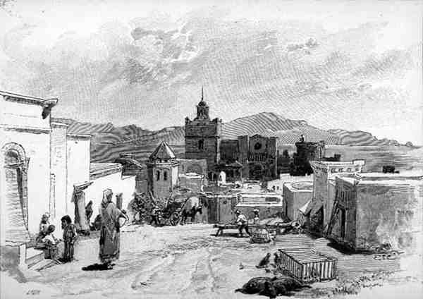 Almeria Cathedral, Almeria, Spania, fra 