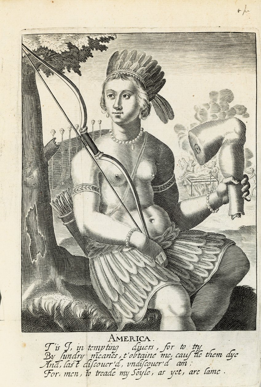 America Painted to the Life: The True History of the Spaniards Proceedings in the Conquests of the Indians, av Sir Ferdinando Gorges og andre av English School