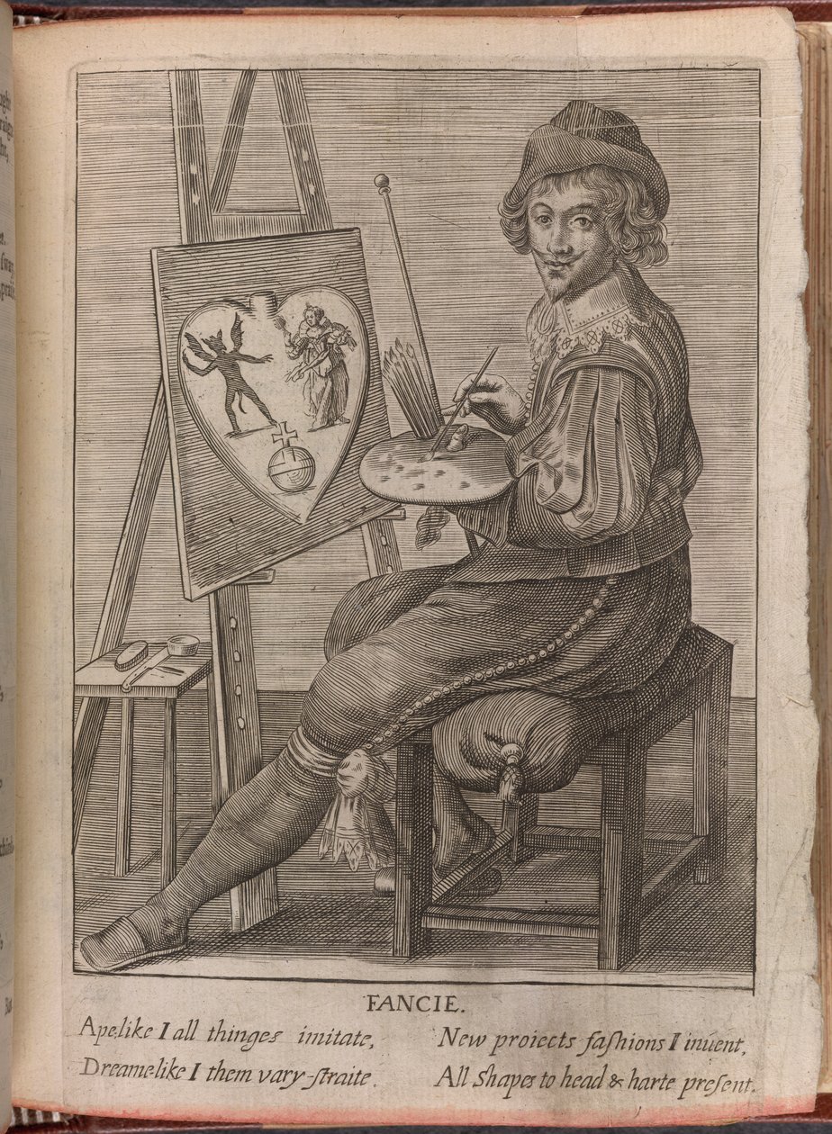 En kunstner, illustrasjon fra 
