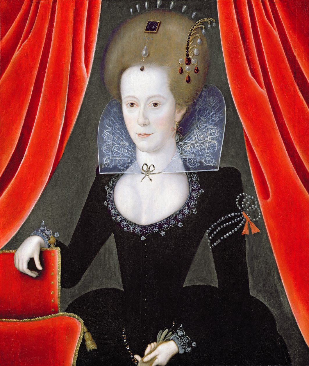 En ukjent dame, ca. 1610 av English School