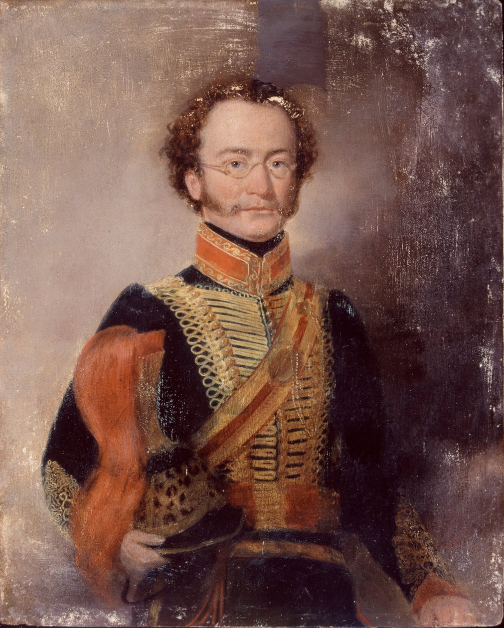 En uidentifisert offiser, Regiment of Bombay Horse Artillery, ca. 1840 av English School