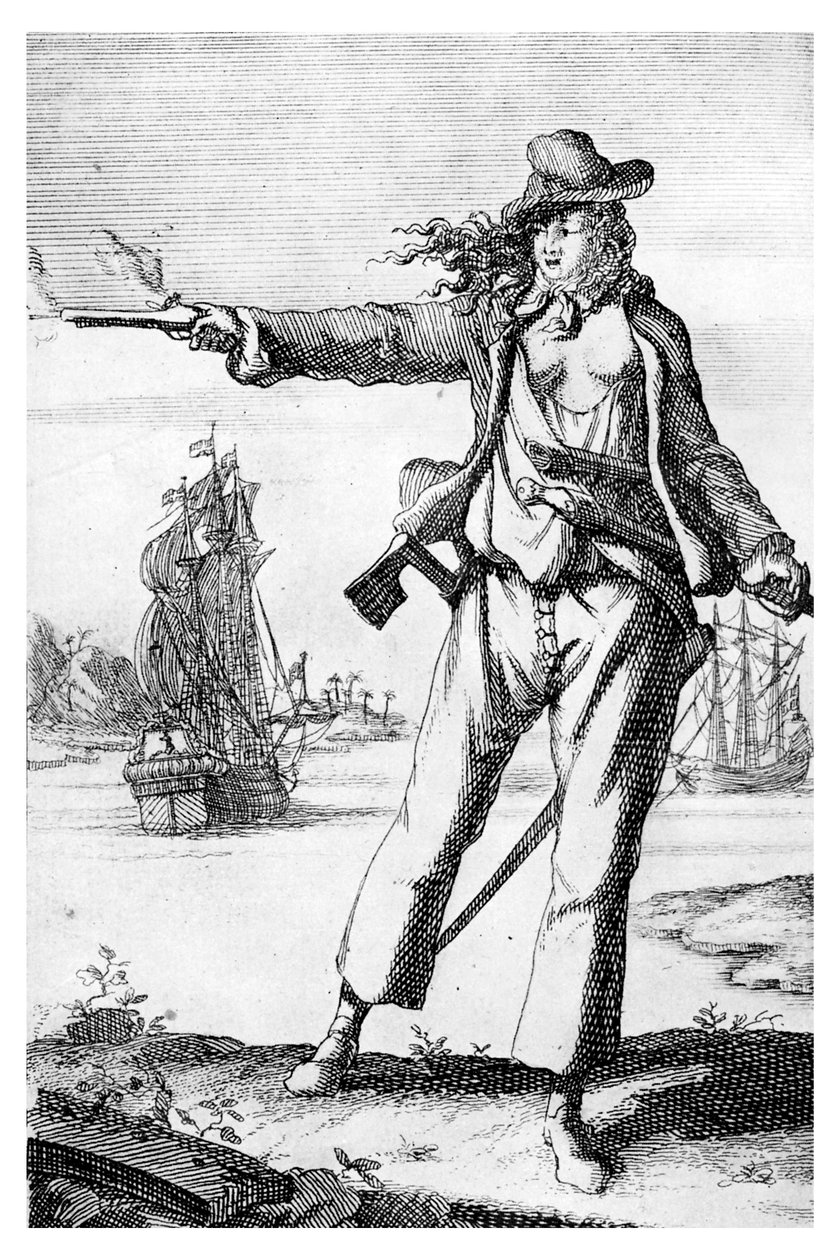 Anne Bonney, fra «Gosse piratkopieringshistorie» av English School