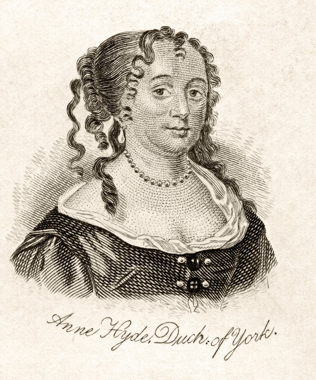 Anne Hyde, hertuginne av York, fra 