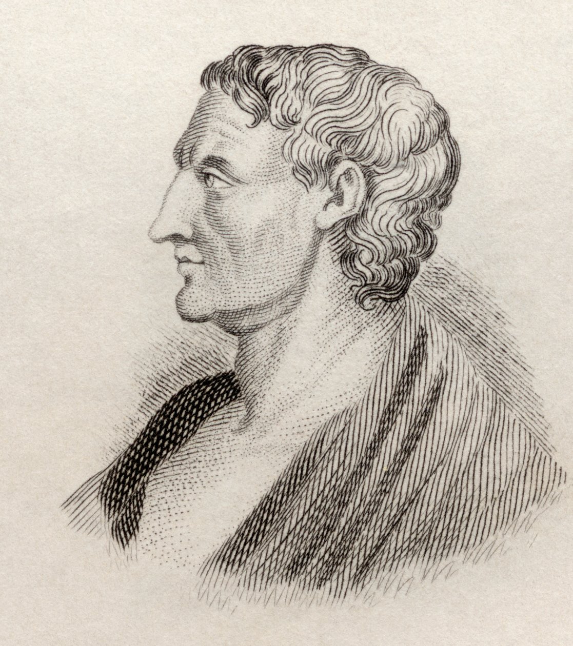 Aristoteles, fra 'Crabbes Historical Dictionary', utgitt i 1825 av English School