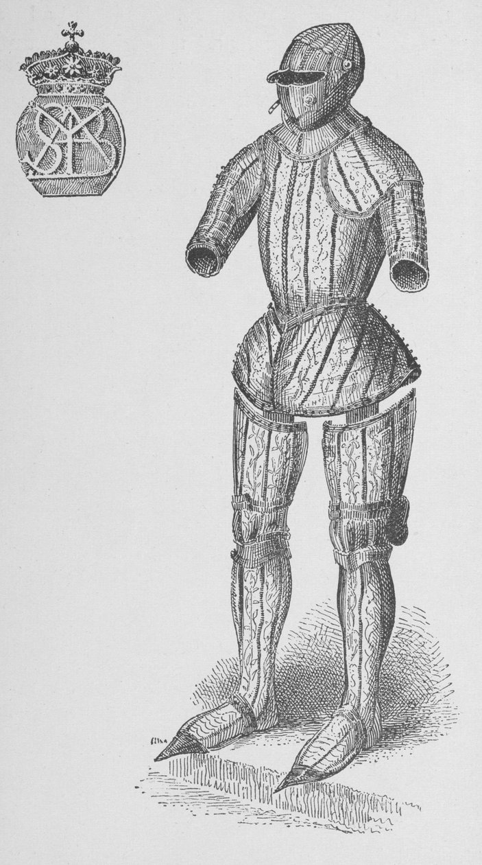 Rustning til Isabella I (1451-1504), dronning av Castilla av English School
