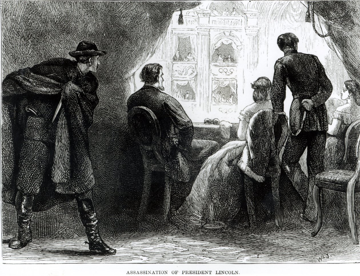 Attentatet på president Lincoln, 14. april 1865 av English School