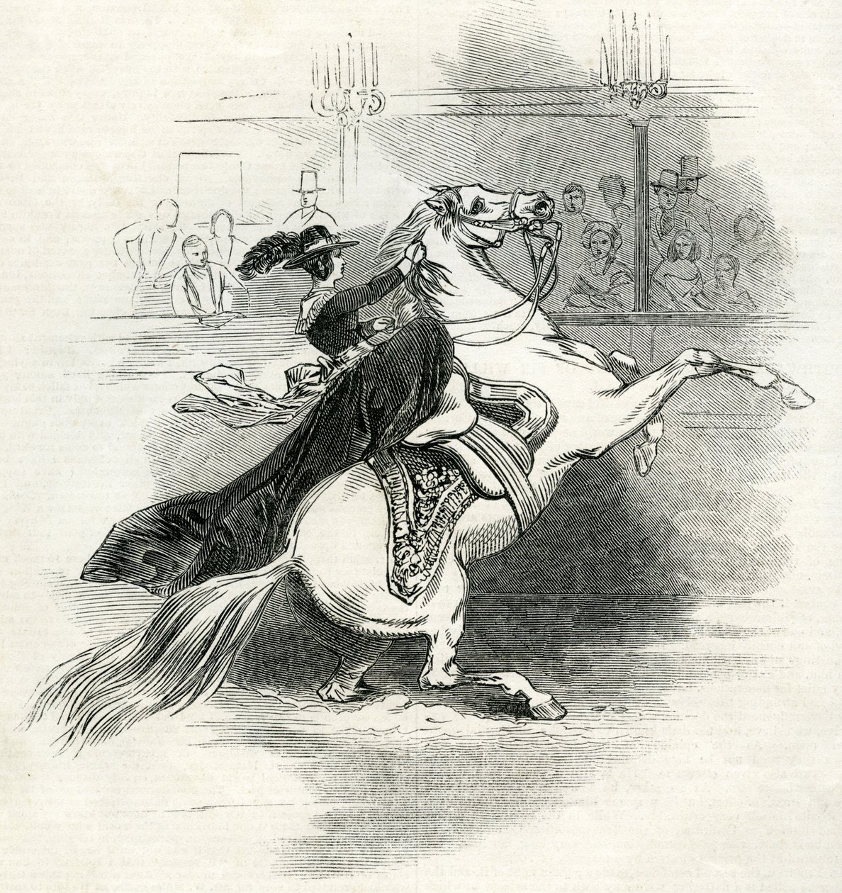 Astleys Amphitheatre, London, Scene i sirkuset av English School