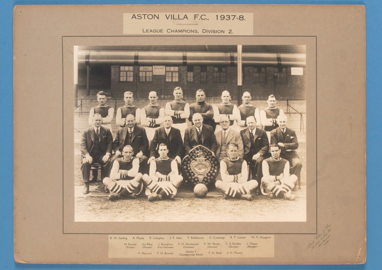 Aston Villa F.C., 1937-38, League Champions, divisjon 2 av English School