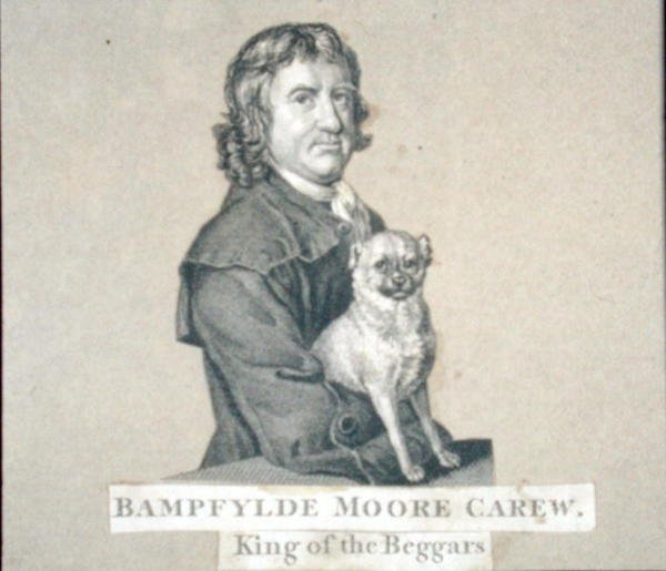 Bampfylde Moore Carew (1693-c.1770) King of the Beggars (gravering) av English School