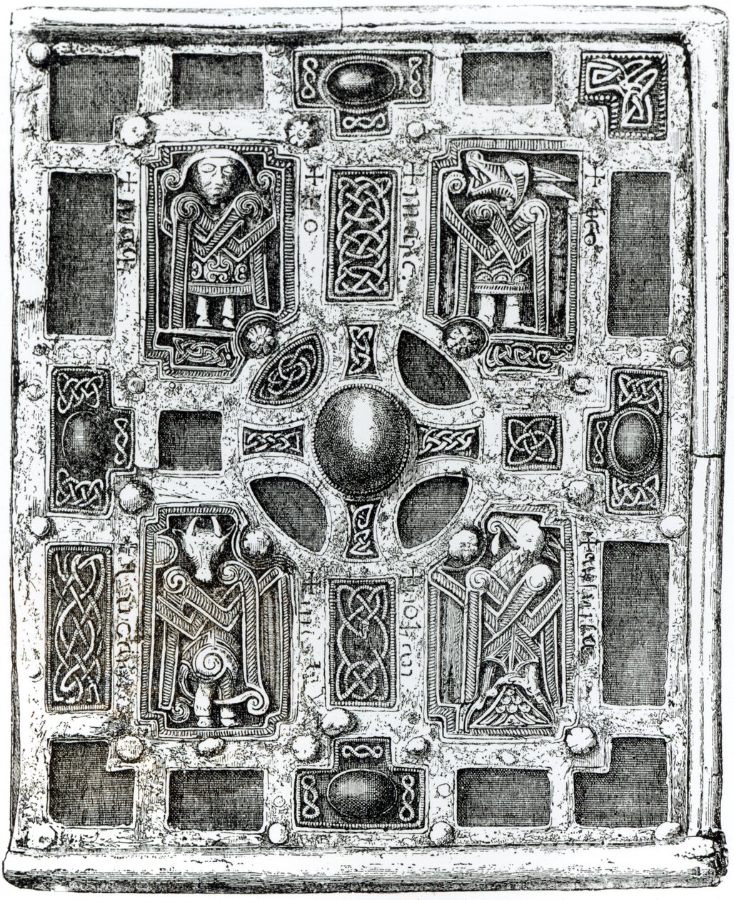 Book-Shrine eller Cumdach av Molaise, ca. 1001-1025 av English School