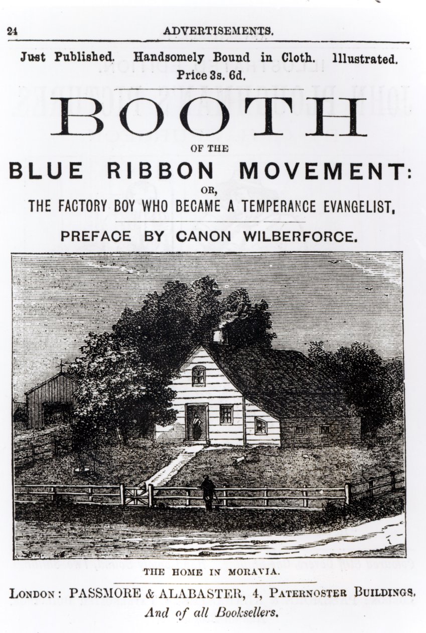 Booth of the Blue Ribbon Movement, 1883 av English School