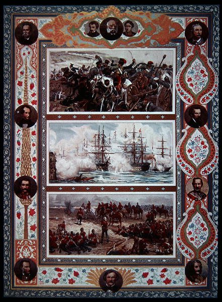 British Victories, Land & Sea (Boer War, Crimea, etc), forside av Illustrated London News av English School