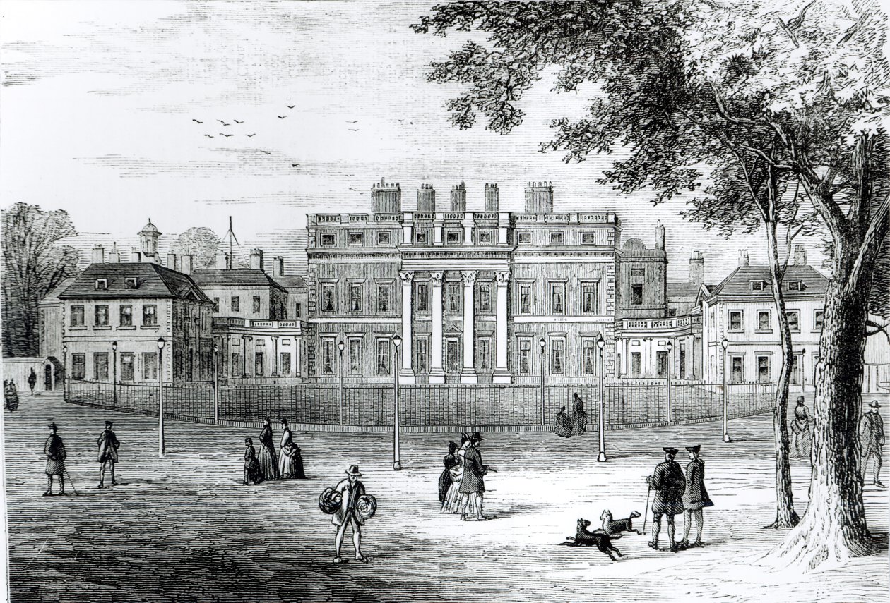 Buckingham House i 1775, fra 