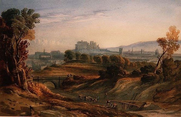 Bygger jernbanen i Edinburgh av English School