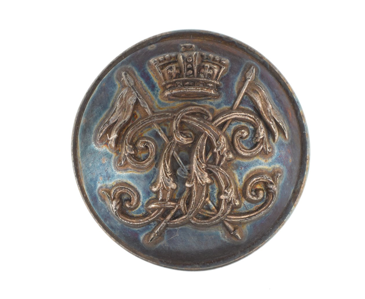 Button, 9. regiment av Bengal Lancers, før 1901 av English School