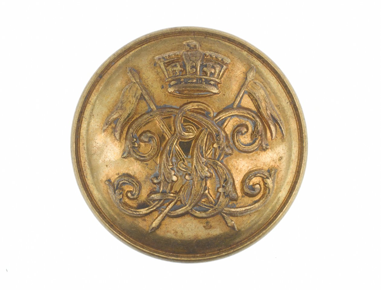 Button, 9. regiment av Bengal Lancers, før 1901 av English School