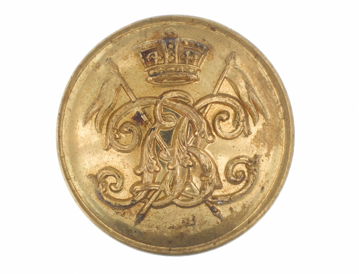 Button, 9. regiment av Bengal Lancers, før 1901 av English School