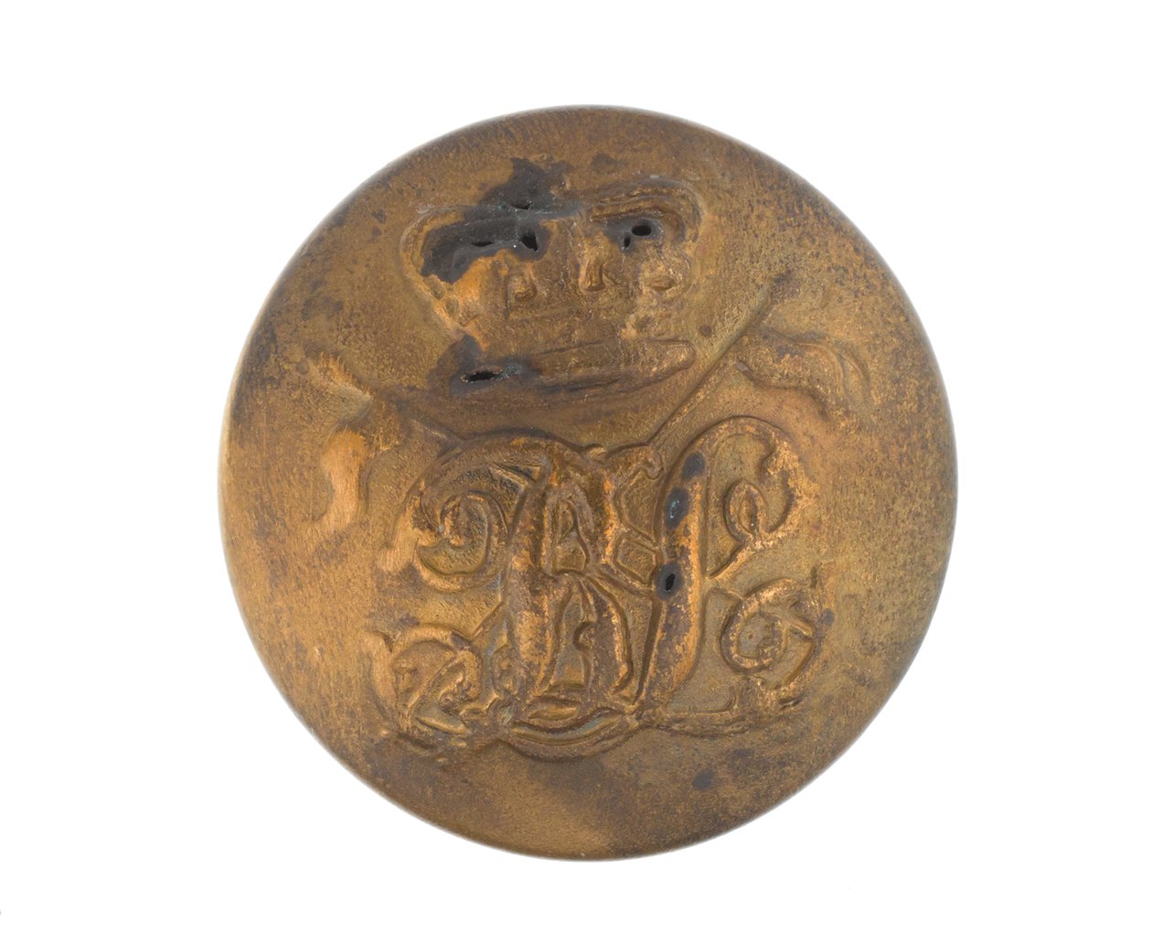Button, 9. regiment av Bengal Lancers, før 1901 av English School