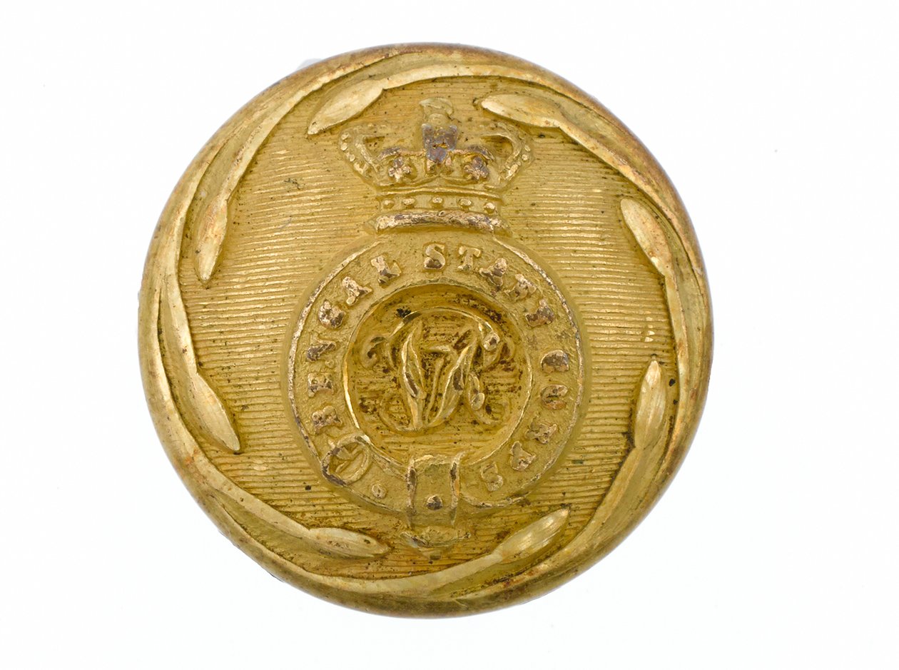 Button, Bengal Staff Corps, 1861-1876 av English School