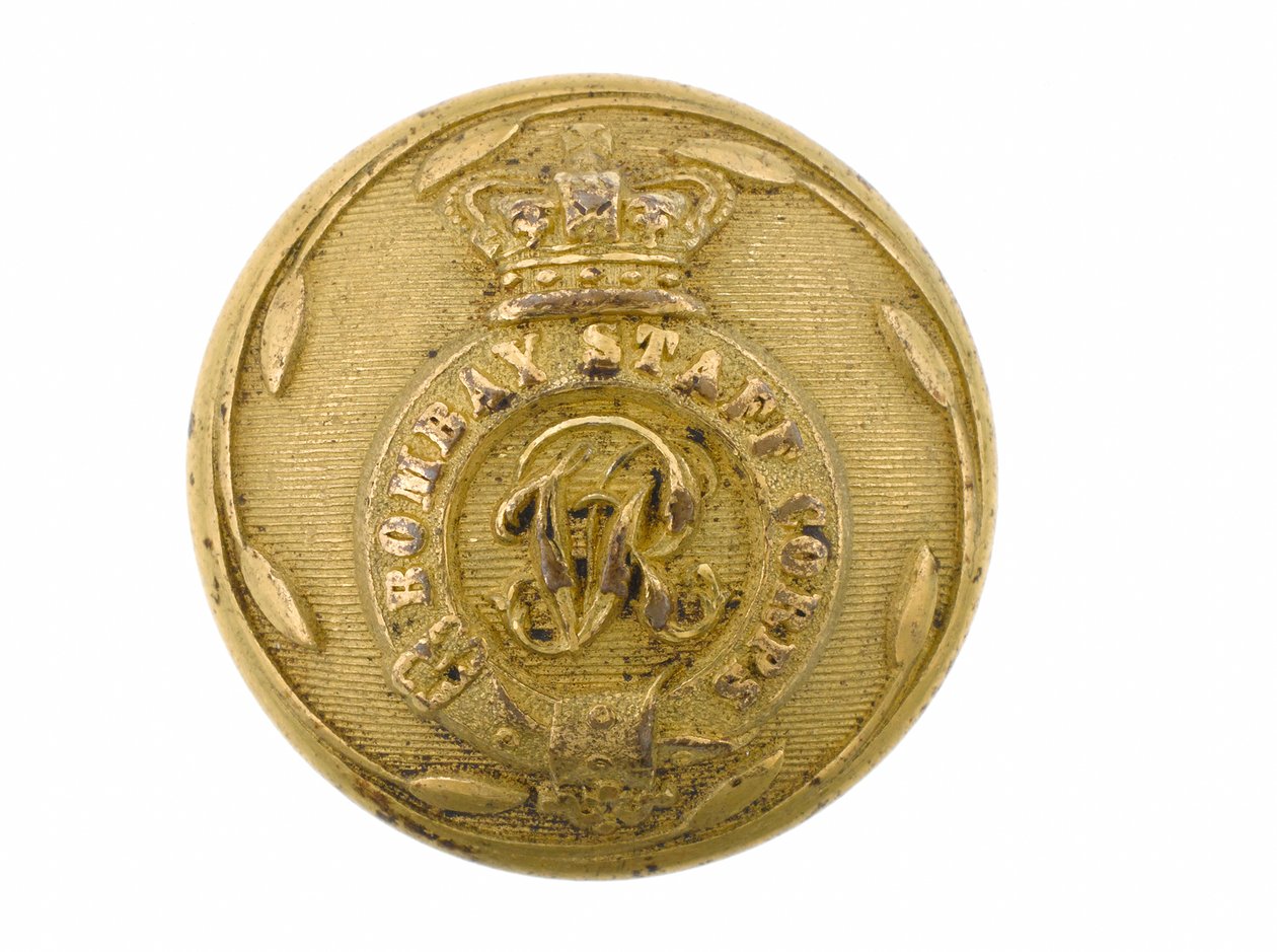 Button, Bombay Staff Corps, 1861-1876 av English School