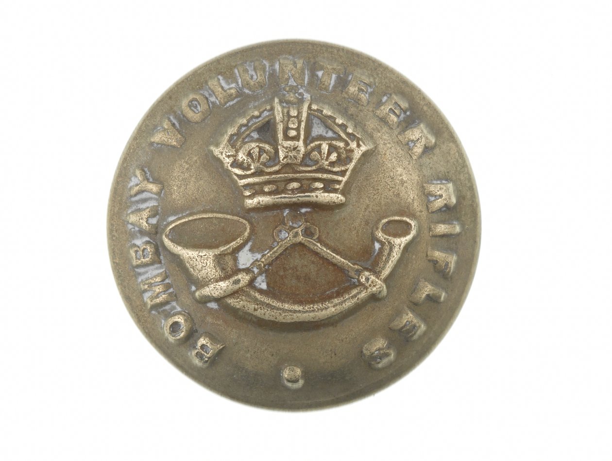 Button, Bombay Volunteer Rifles, 1901-1947 av English School
