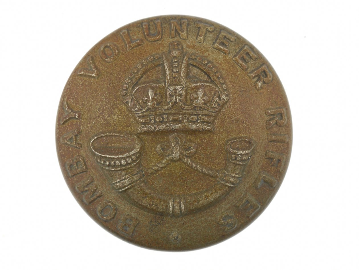 Button, Bombay Volunteer Rifles, 1901-1947 av English School