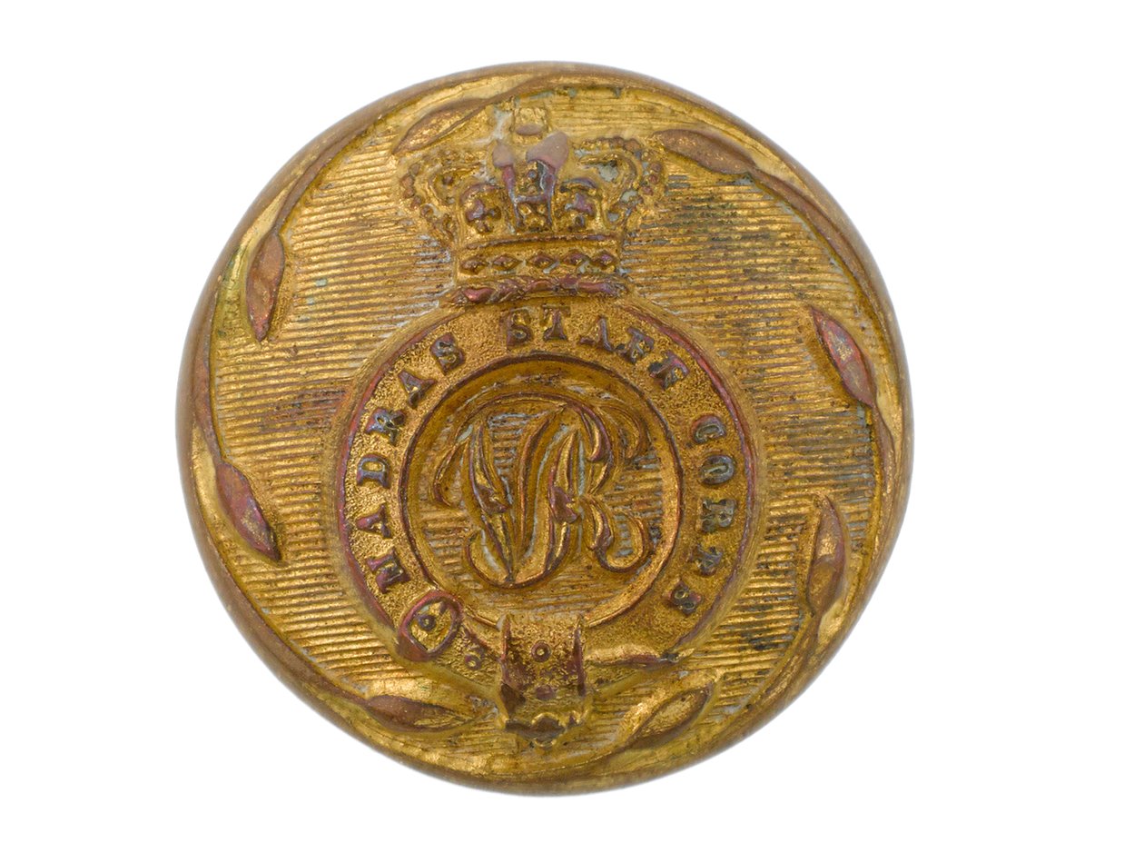 Button, Madras Staff Corps, 1861-1876 av English School