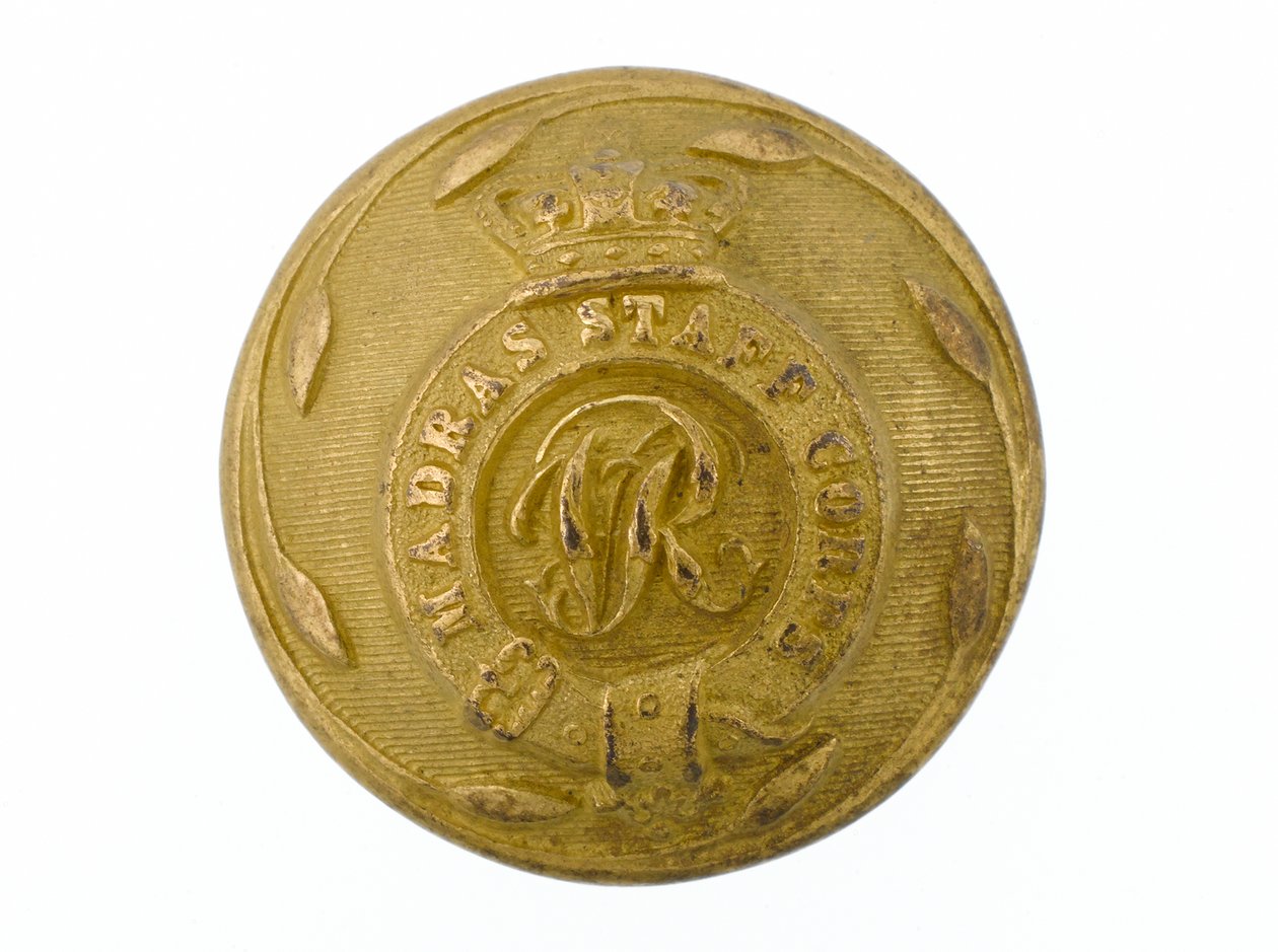 Button, Madras Staff Corps, 1861-1876. av English School
