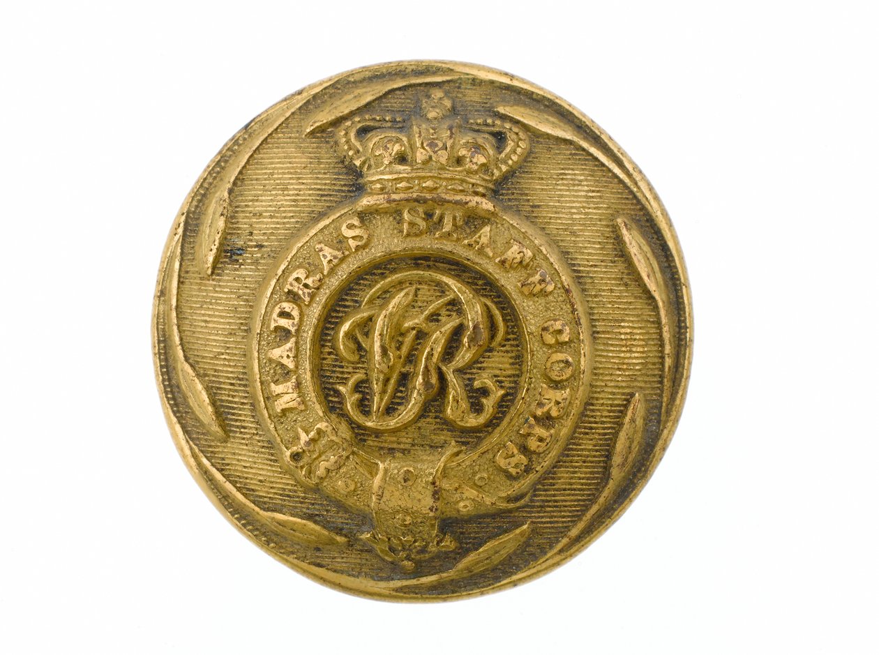 Button, Madras Staff Corps, 1861-1876 av English School