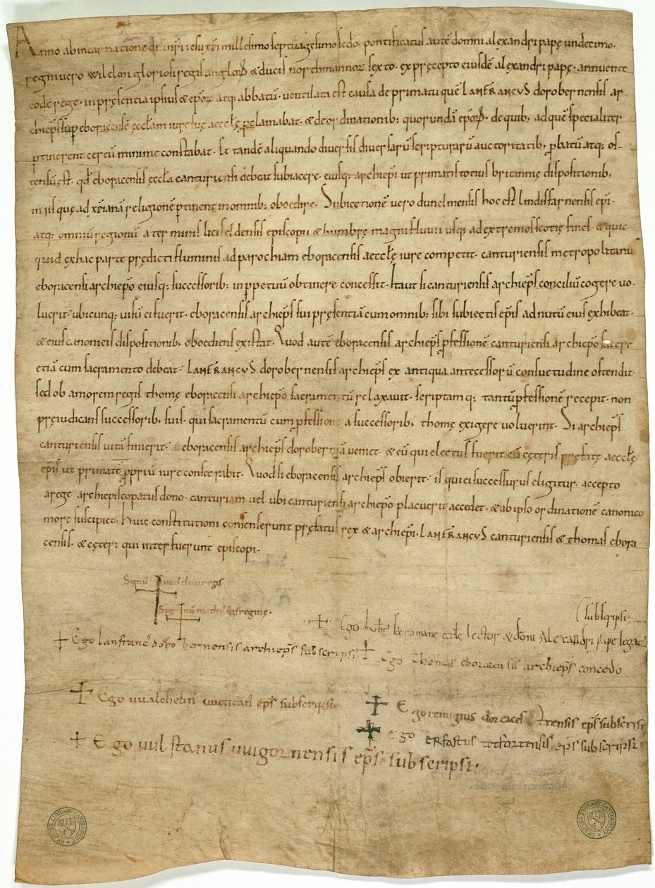 CCA-ChAnt/A/2 Accord of Winchester, 1072 av English School