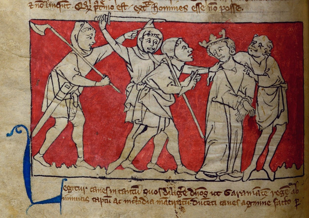 CCA-LitMs/D/10 fol. 5v Capture, fra Bestiary av English School