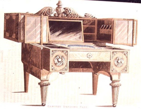 Kabinettdressing, plate 136 fra Ackermanns 
