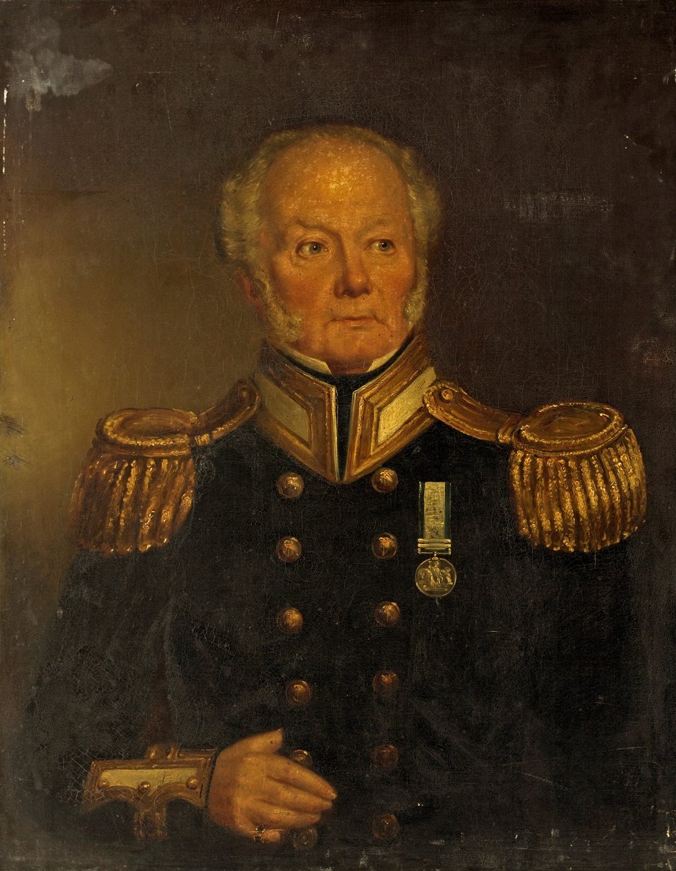 Kaptein Patriark, Royal Navy, ca. 1850 av English School