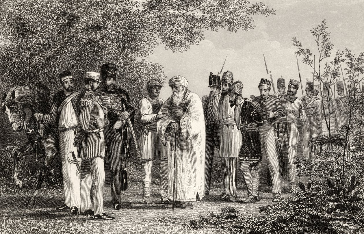 Capture of the King of Delhi av kaptein Hodson, fra 