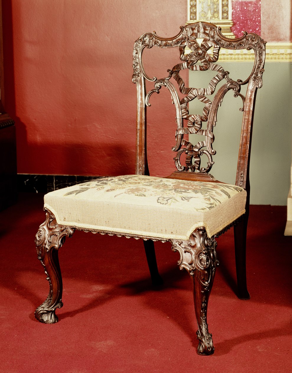 Stol, Chippendale Director design, ca. 1760 av English School