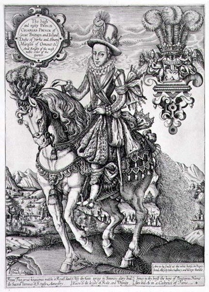 Charles I som prins av Wales til hest, fra 
