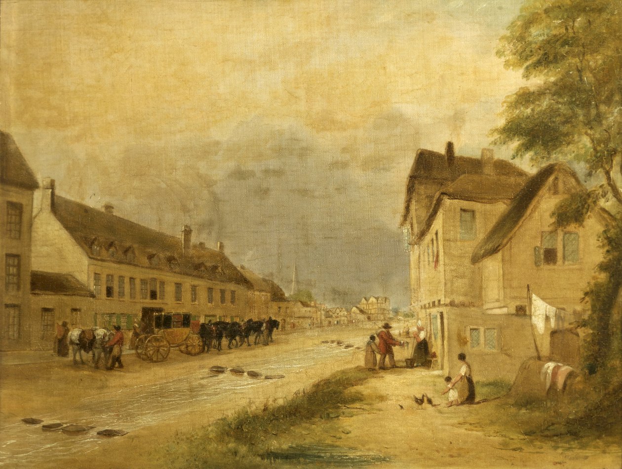 Cheltenham High Street, 1740 av English School