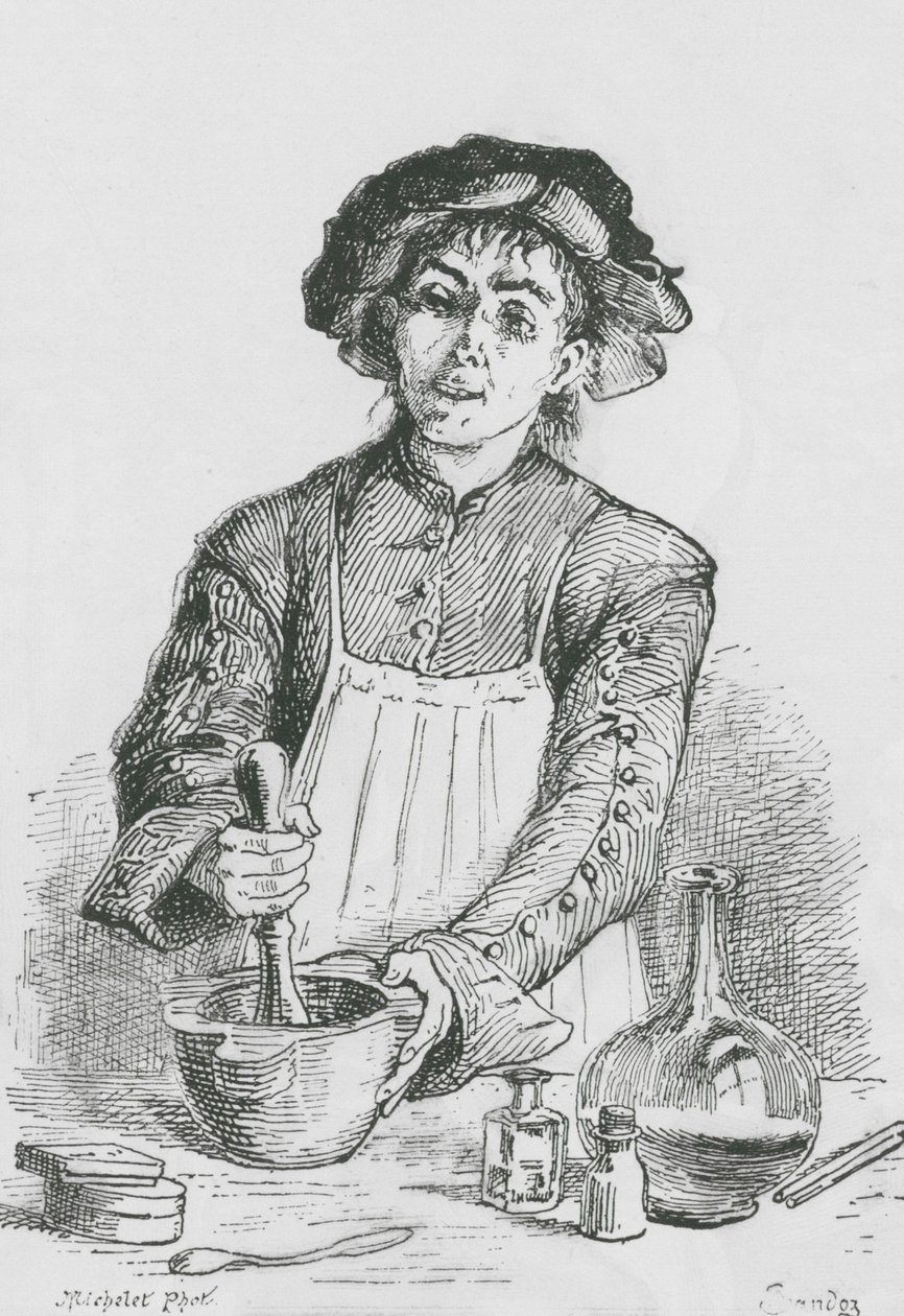 Kjemiker (gravering) av English School