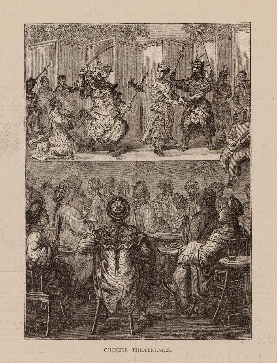 Kinesiske teaterstykker (gravering) av English School