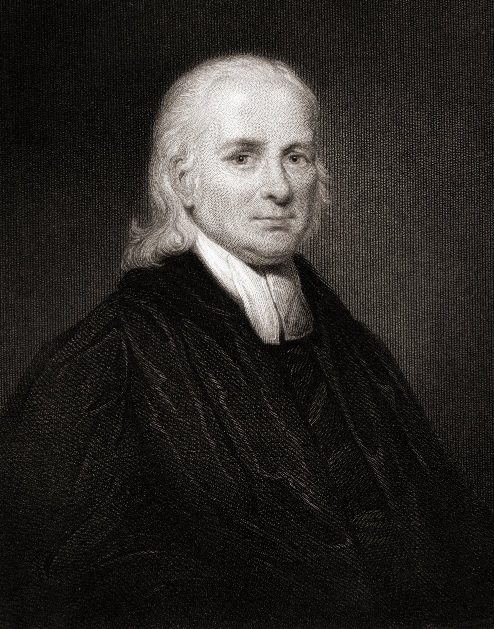 Christian Friedrich Schwartz (1726-96) fra Gallery of Portraits, utgitt i 1833 av English School