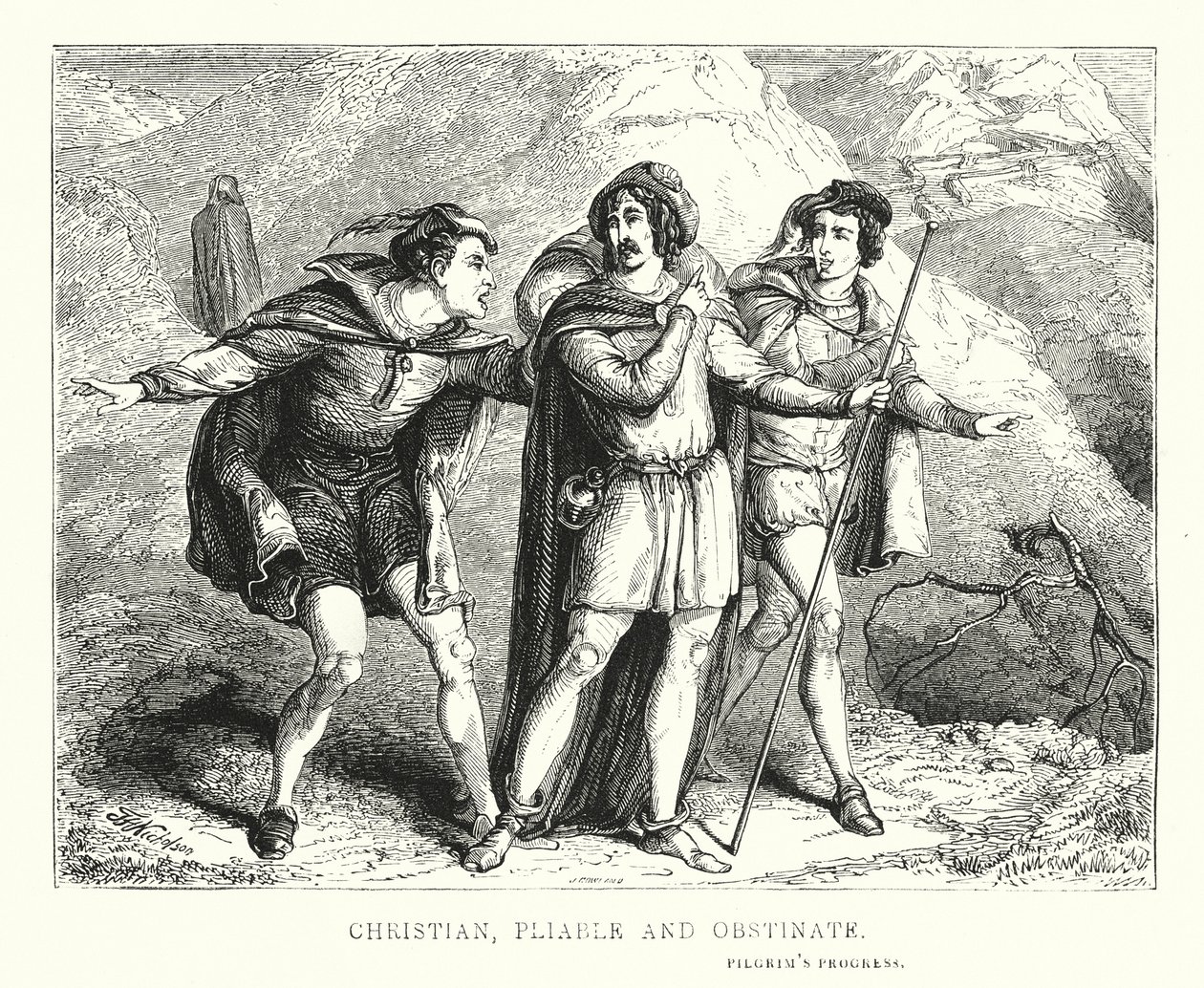 Kristen, smidig og sta (gravering) av English School