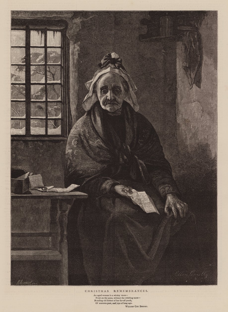 Juleminner (gravering) av English School