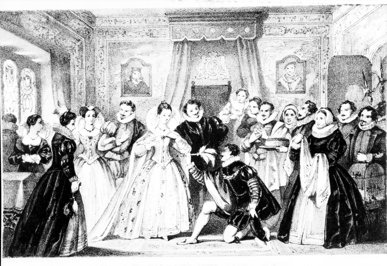 Jul ved hoffet til dronning Elizabeth I av English School