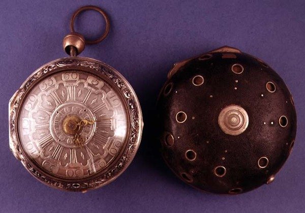 Bussklokke, med alarm og repeater, av Cabrier of London, ca. 1775 av English School