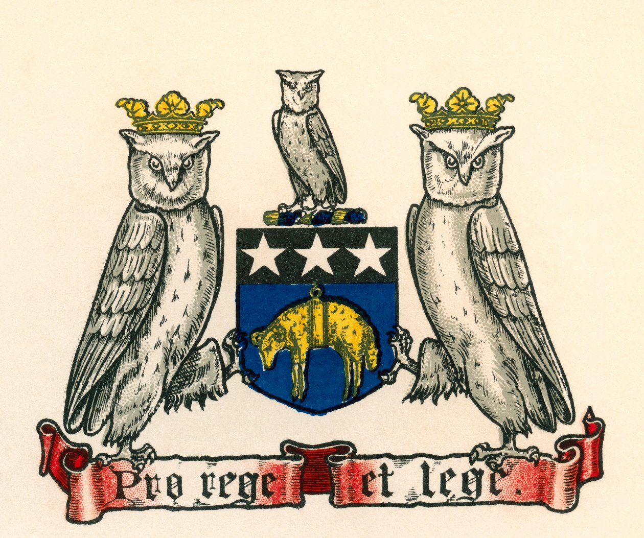 Våpenskjold fra Leeds, England. av English School