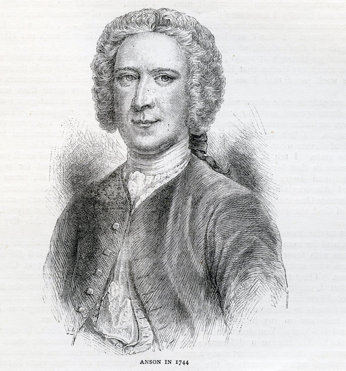 Commodore George Anson, 1. baron Anson (1697-1762), 1744 av English School