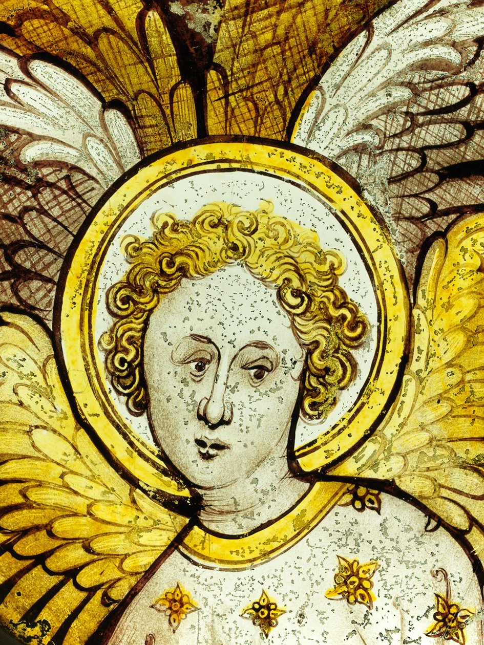 Bevart seksjon fra Great East Window ved York Minster: 