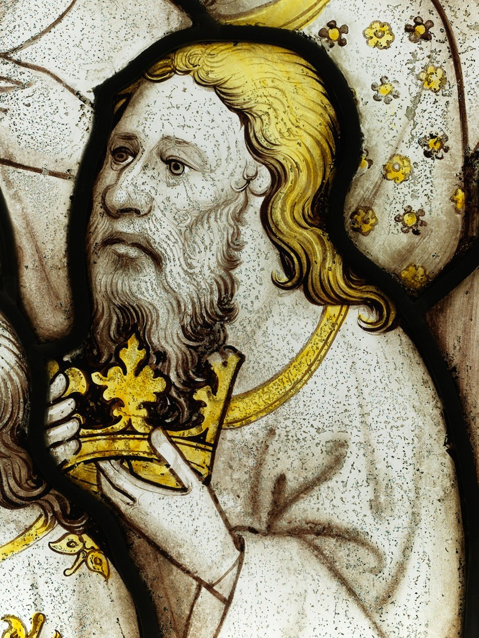 Bevart seksjon fra Great East Window ved York Minster: 