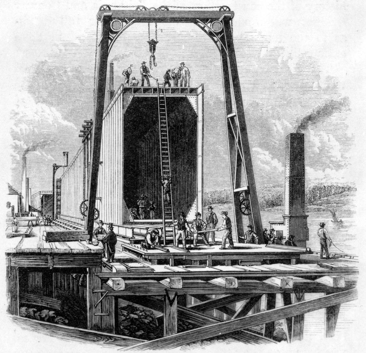 Konstruksjon av rørene, 1800-tallet av English School