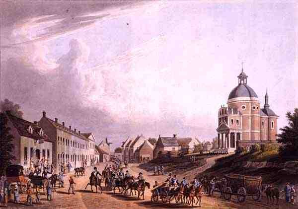 Formidling av den franske kanonen fra kampfeltet 24. juli 1815, ved Waterloo, utgitt av R. Bowyer av English School